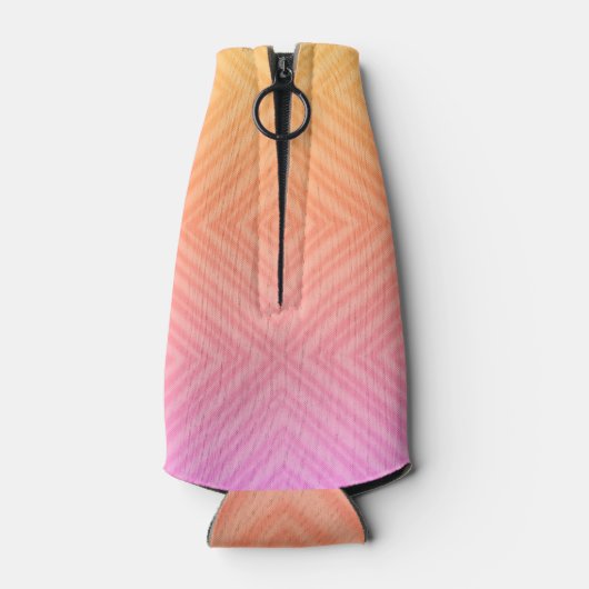 パステルかわいらし催眠ダイアモンドモダンアーポップ・アートのト ボトルクーラー (裏面)