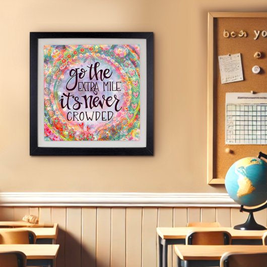 パステルかわいらし引用文感動的インスピリシティ ポスター