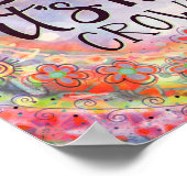 パステルかわいらし引用文感動的インスピリシティ ポスター (角)