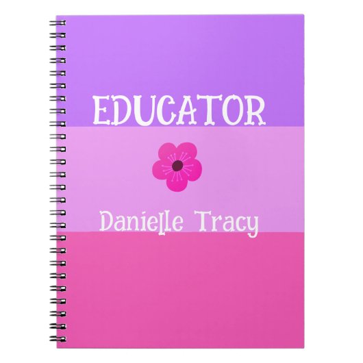 パステルかわいらし春カラーカスタムズ ノートブック (正面)