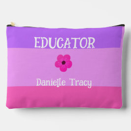 パステルかわいらし春カラー先生 アクセサリーポーチ