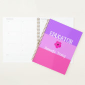 パステルかわいらし春カラー先生 プランナー手帳 (ディスプレー)