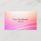 パステルかわいらし曲カラフル式デコールロゴQRコード 名刺 (正面)