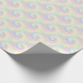 パステルかわいらし絞り染め柄ギフトラッピング紙 ラッピングペーパー (角)
