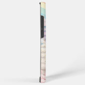 パステルかわいらし色のクリスマスツリー SAMSUNG GALAXYケース (右側面)