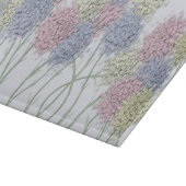 パステルかわいらし色花 カッティングボード (角)