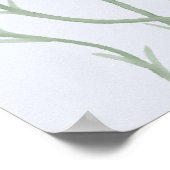 パステルかわいらし色花 ポスター (角)