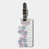 パステルかわいらし色花 ラゲッジタグ (正面縦)