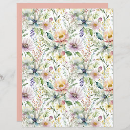 パステルかわいらし花の柄