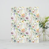パステルかわいらし花の柄 (スタンド正面)