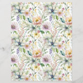 パステルかわいらし花の柄 (正面)