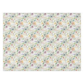 パステルかわいらし花の柄 テーブルクロス (正面(横))