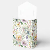 パステルかわいらし花の柄 フェイバーボックス (オープン)