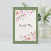 パステルかわいらし花びら サンキューカード (スタンド正面)
