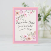 パステルかわいらし花びら セーブザデート (スタンド正面)