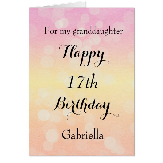 パステルかわいらし《写真》ぼけ味17番目誕生日 (正面)