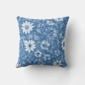 パステルが咲き誇る クッション (裏面)