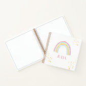 パステルきらめくレインボー ノートブック (内部)