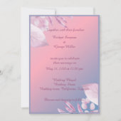 パステルさくらんぼブロッサム桜結婚式招待状 招待状 (正面)