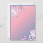 パステルさくらんぼブロッサム桜結婚式招待状 招待状 (裏面)