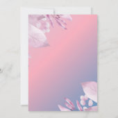 パステルさくらんぼブロッサム桜結婚式招待状 招待状 (裏面)