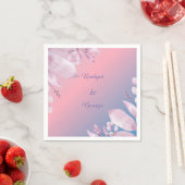 パステルさくらんぼブロッサム結婚桜のナプキン スタンダードカクテルナプキン (インサイチュ)