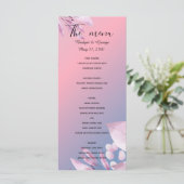 パステルさくらんぼブロッサム結婚桜のメニュー メニュー (スタンド正面)