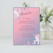 パステルさくらんぼブロッサム結婚桜 エンクロージャーカード (スタンド正面)