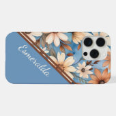 パステルな秋の花々 iPhoneケース (裏面横)
