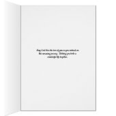 パステルのウェディングデイカード (内側 (右))