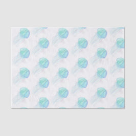 パステルのクラゲ 薄葉紙