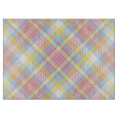 パステルのストライプな格子縞 カッティングボード (正面)