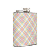 パステルのストライプな格子縞 フラスク (右)