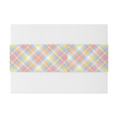 パステルのストライプな格子縞 招待状ベリーバンド (裏面例)