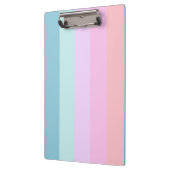 パステルのストライプのクリップボード クリップボード (左)