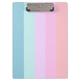 パステルのストライプのクリップボード クリップボード