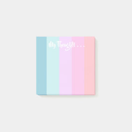 パステルのストライプのポスト・イット ポストイット