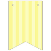 パステルのストライプ|のピンク、黄色、青、緑のベビー バンティングフラッグ (第1の旗)