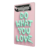 パステルのミニクリップボードが好きなことをする ミニクリップボード (アングル2)