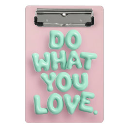 パステルのミニクリップボードが好きなことをする ミニクリップボード