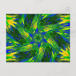 パステルのワイルドフラワーズハガキ13 ポストカード