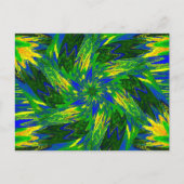 パステルのワイルドフラワーズハガキ13 ポストカード (正面)