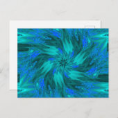 パステルのワイルドフラワーズハガキ8 ポストカード (正面/裏面)