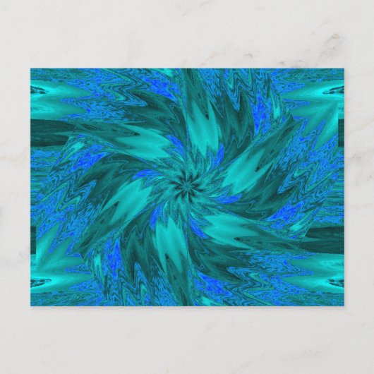 パステルのワイルドフラワーズハガキ8 ポストカード (正面)