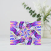 パステルのワイルドフラワーズワンハガキ ポストカード (スタンド正面)