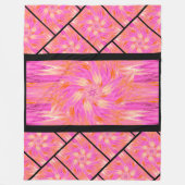 パステルのワイルドフラワーズ10 フリースブランケット (正面)