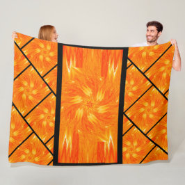 パステルのワイルドフラワーズ11 フリースブランケット