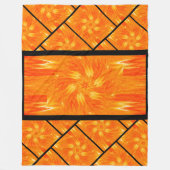 パステルのワイルドフラワーズ11 フリースブランケット (正面)