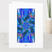 パステルのワイルドフラワーズ12 カード (裏面)