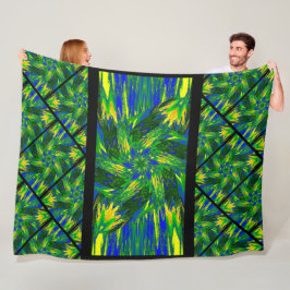 パステルのワイルドフラワーズ13 フリースブランケット